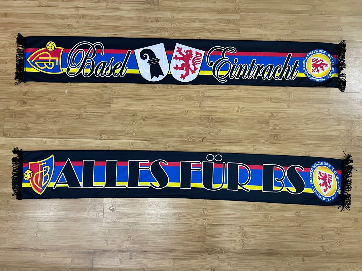 Wallitschek Braunschweig Schal - Traditionsschal Seit 1895 In Blau-Gelb