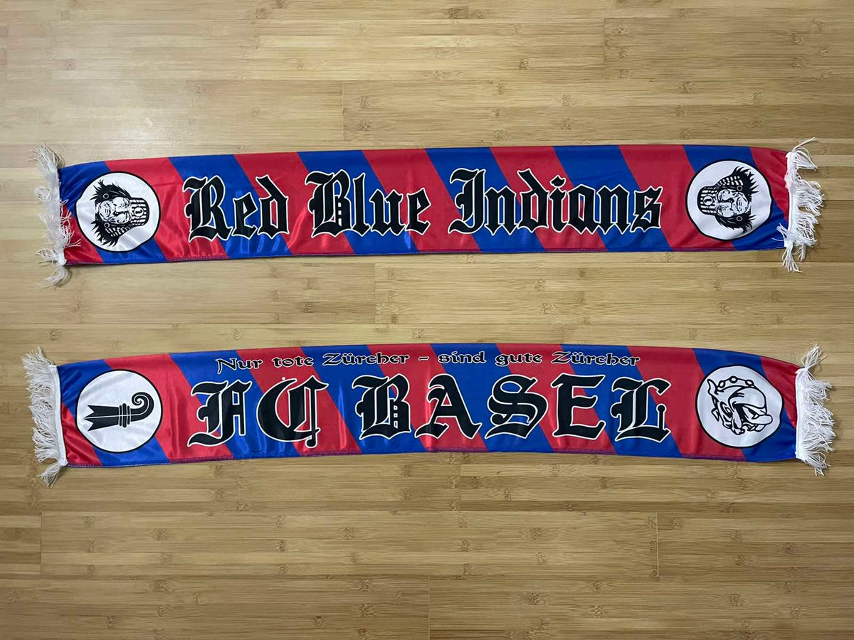 FC Basel 1893 - 03 - Red Blue Indians – Ultras Schal