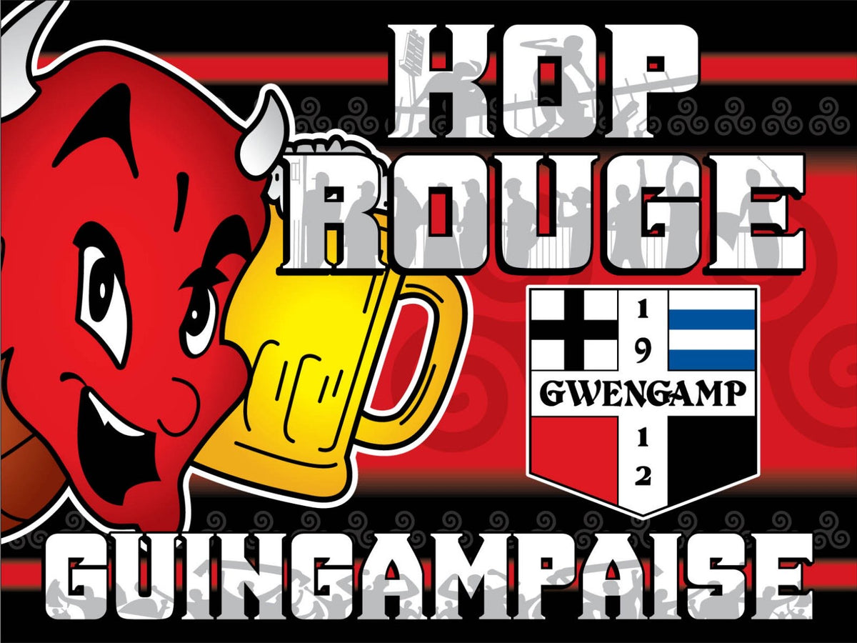 En Avant Guingamp drapeau 2x1,5m Ultras Schal