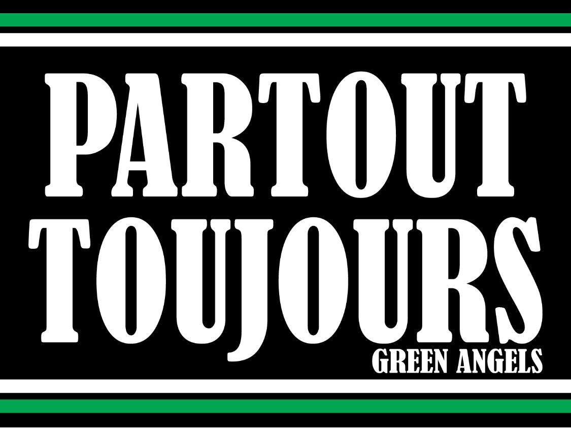 AS Saint-Étienne - drapeau - 2 x 1,5 m