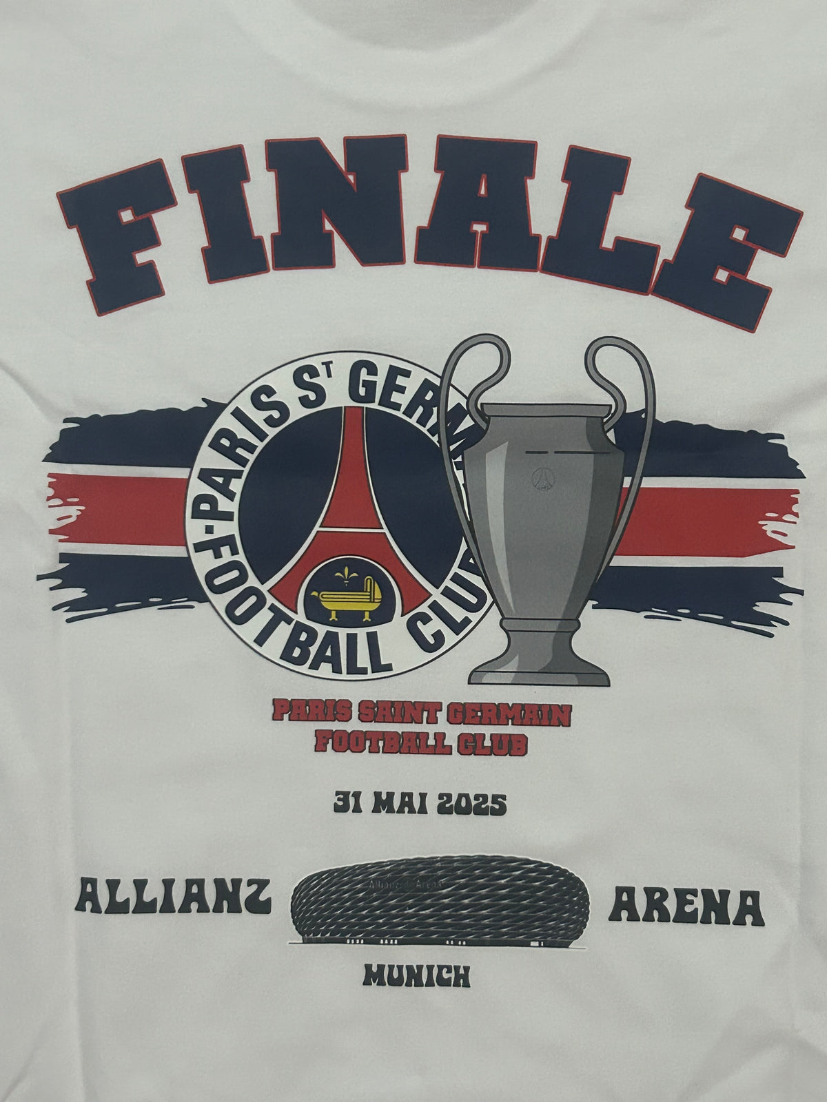 Psg - t-shirt - 26 - S - 3XL - white