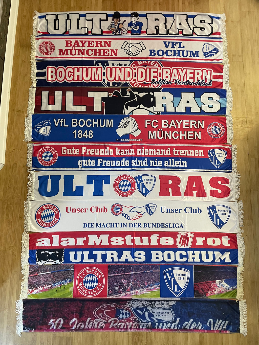 FC Bayern Munich - 20 seidenschals - Bayern freunde