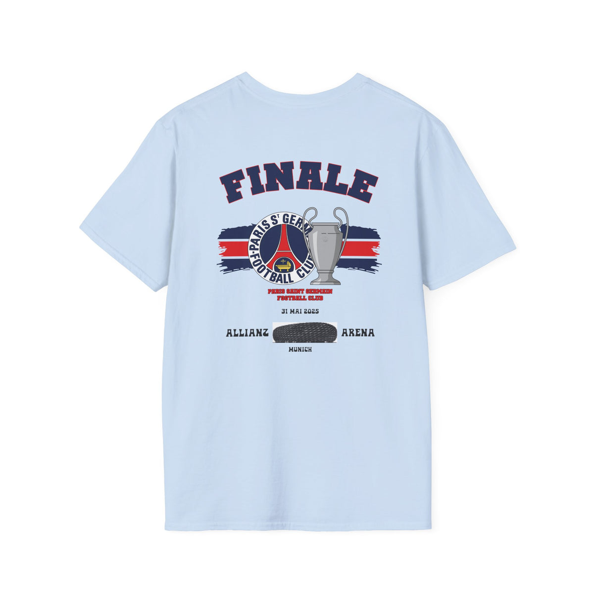 Psg - t-shirt - 50 - S - XXL - ligh blue