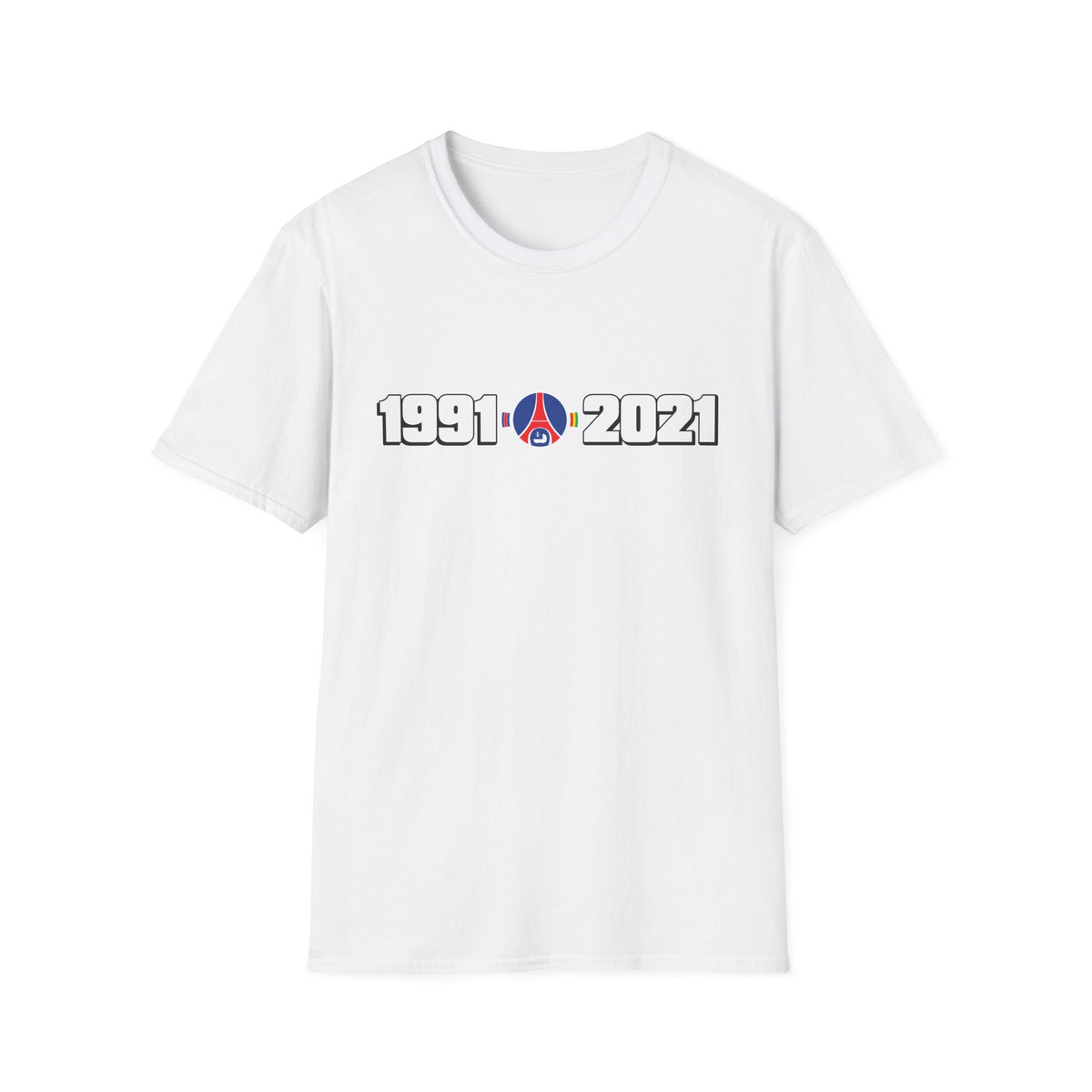 Psg - t-shirt - 55 - S - XXL size - VIRAGE AUTEUIL 1991-2021 30 ans - white