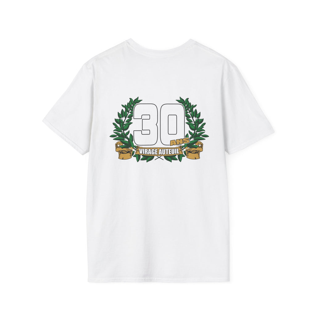 Psg - t-shirt - 55 - S - XXL size - VIRAGE AUTEUIL 1991-2021 30 ans - white