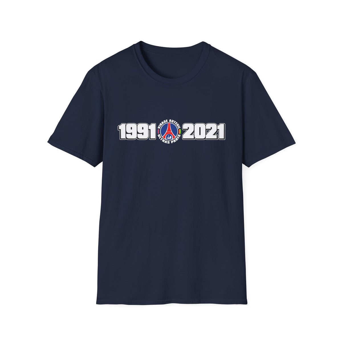 Psg - t-shirt - 53 - S - XXL size - VIRAGE AUTEUIL 1991-2021 30 ans - dark blue