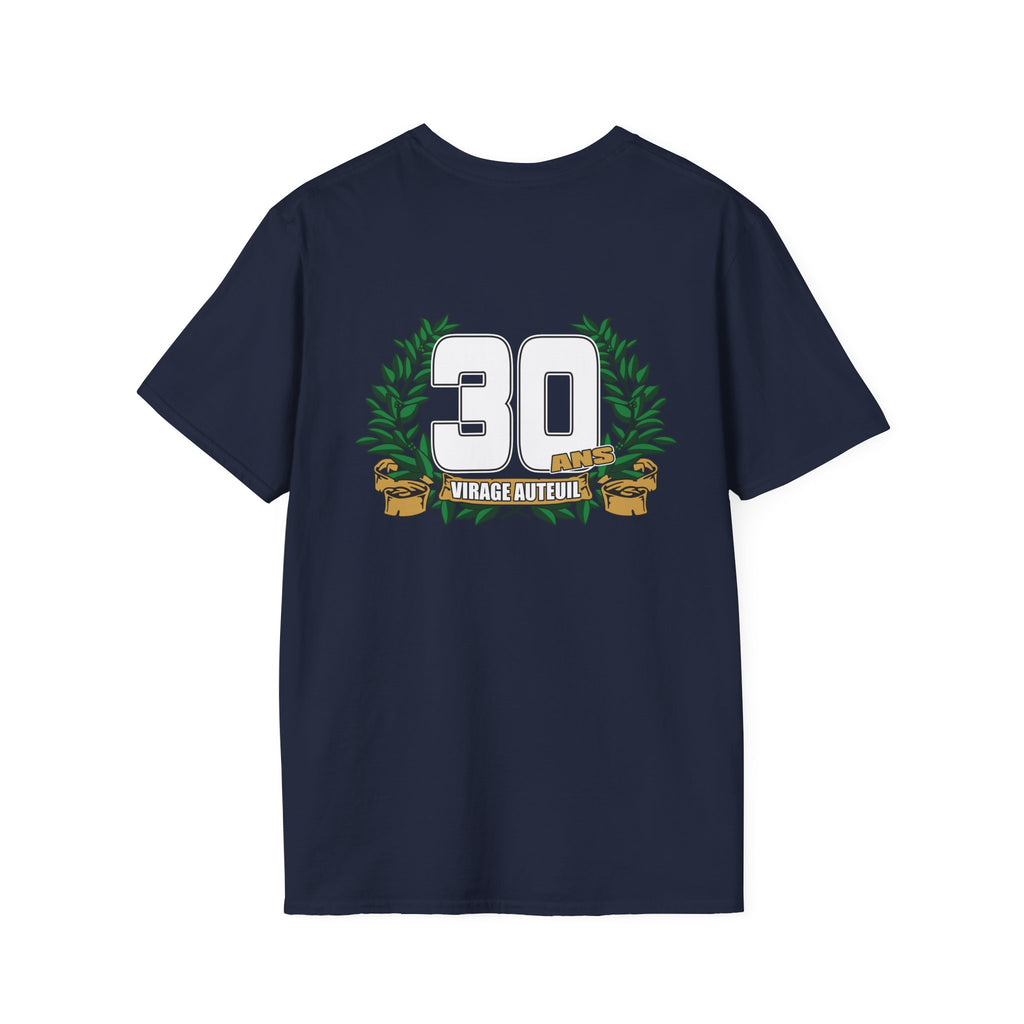 Psg - t-shirt - 53 - S - XXL size - VIRAGE AUTEUIL 1991-2021 30 ans - dark blue