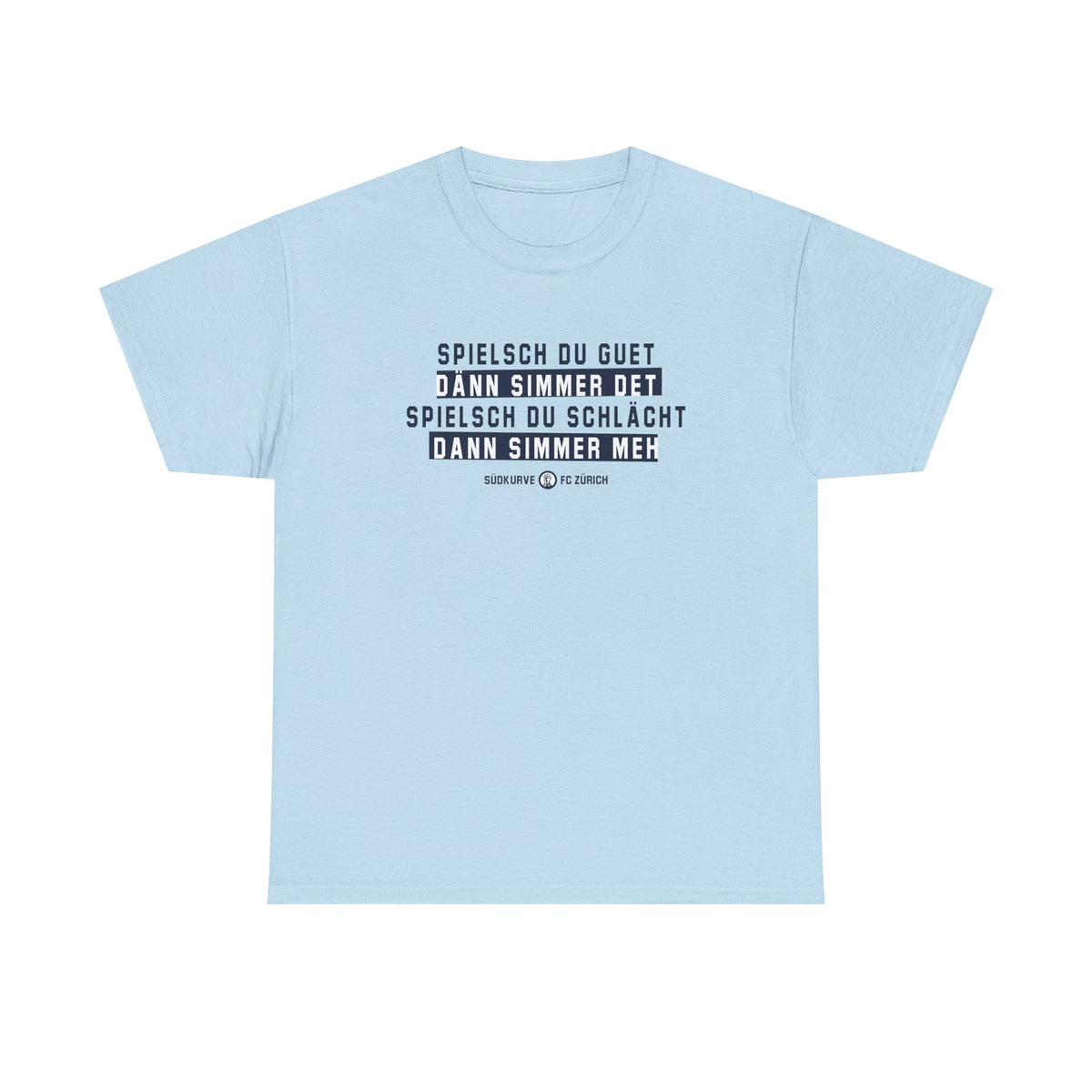 FC ZÜRICH - t-shirt - 30 - S - 3XL - light blue