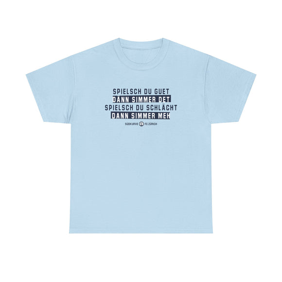 FC ZÜRICH - t-shirt - 30 - S - XXL - light blue