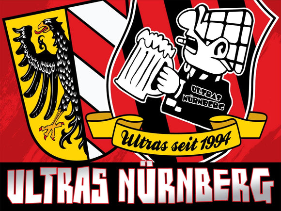 1. FC Nürnberg - flagge - 2 x 1,5 m