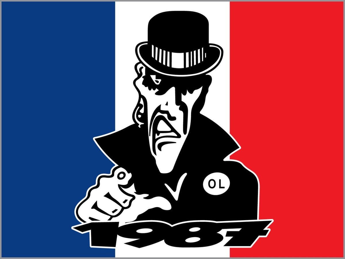 Olympique Lyonnais - drapeau - 2 x 1,5 m
