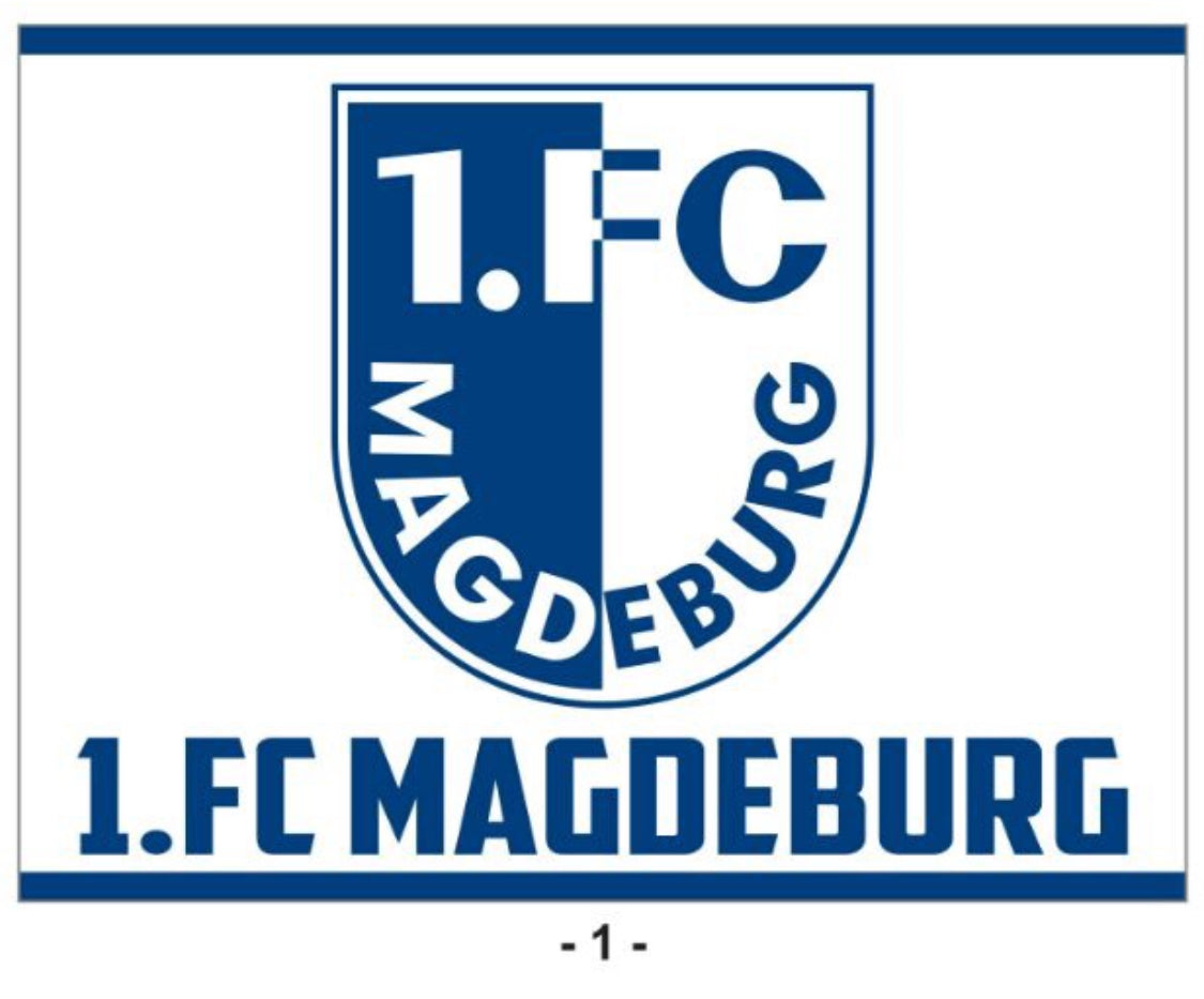 1. FC Magdeburg - flagge - 2 x 1,5 m