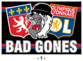 Olympique Lyonnais - drapeau - 1,5 x 1 m