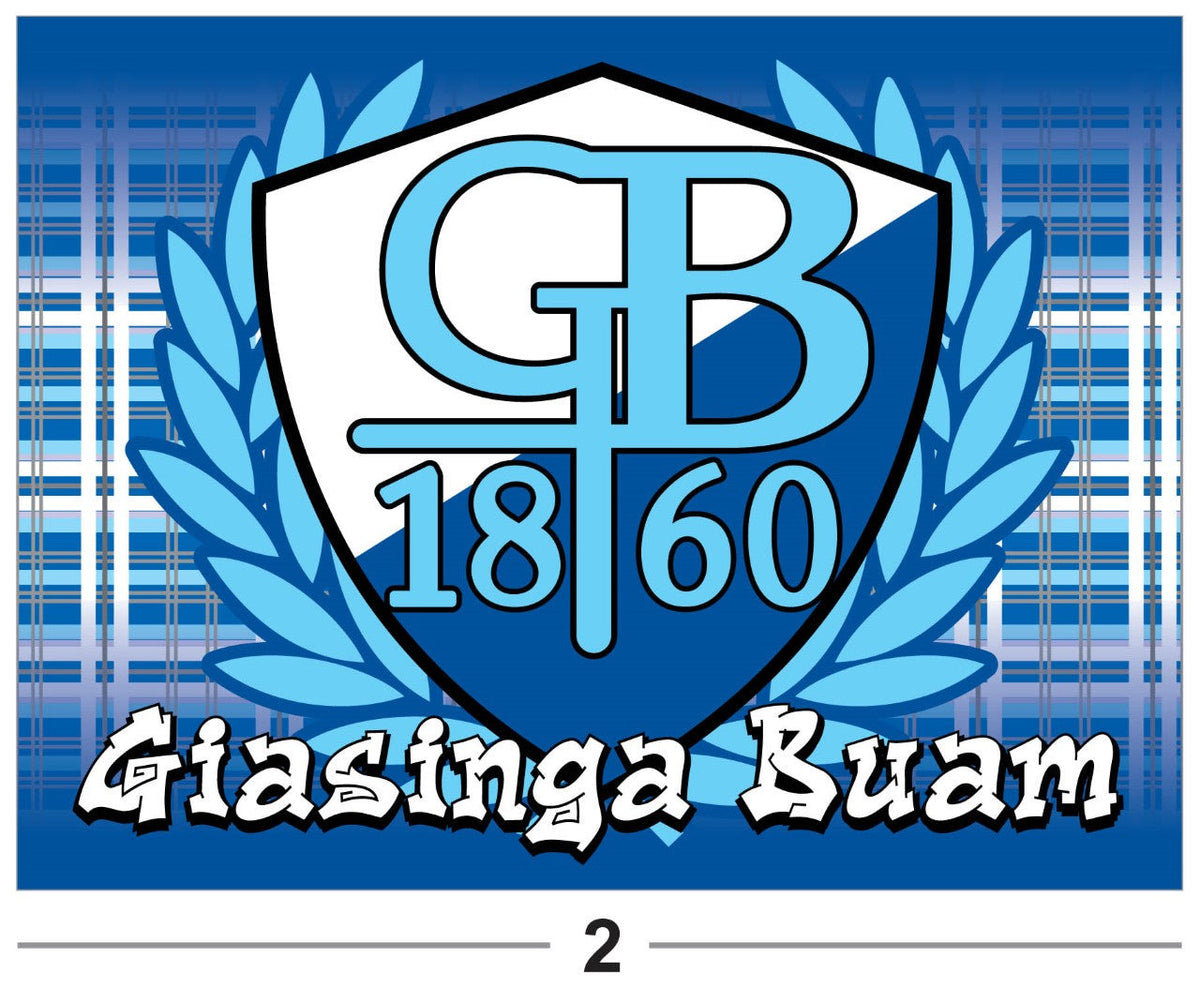 TSV 1860 MÜNCHEN - flagge - 1,5 x 1 m