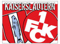 1. FC Kaiserslautern - flagge - 1,5 x 1 m