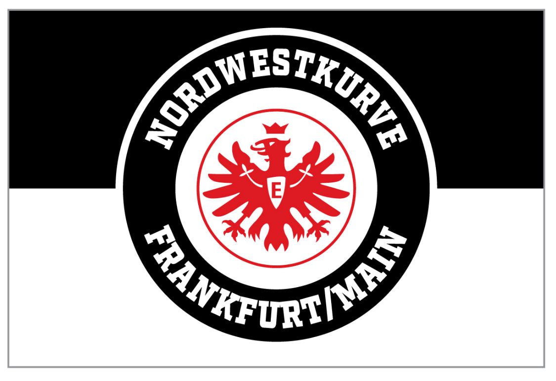 Eintracht Frankfurt - flagge - 1,5 x 1 m