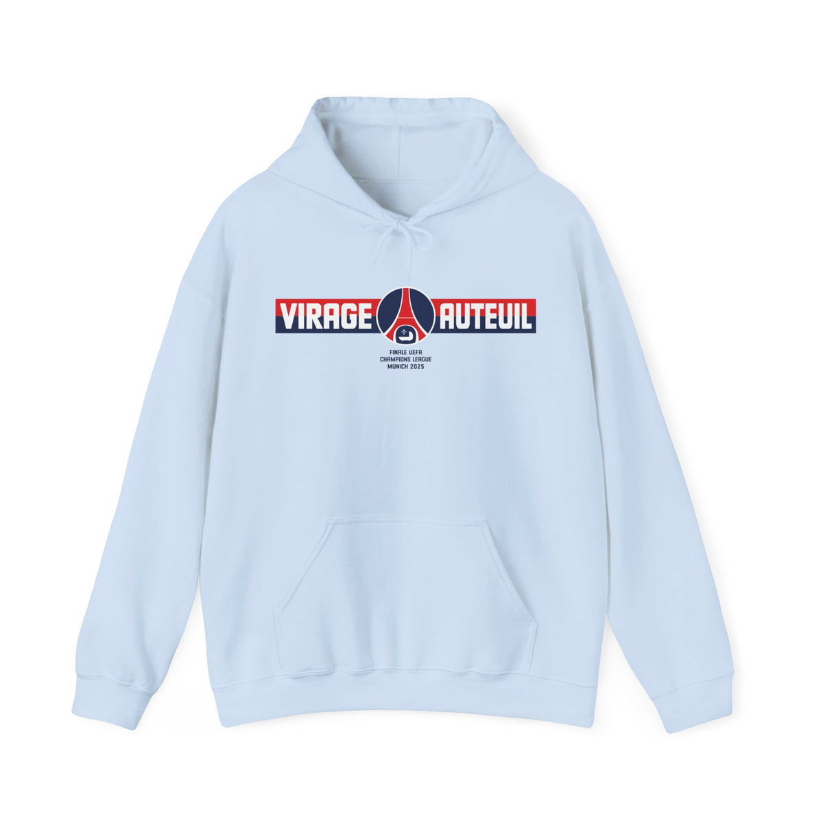 Psg - hoodie - 35 - S - 3XL - light blue