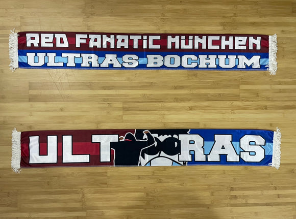 FC Bayern Munich 11 VfL Bochum RED FANATIC ULTRAS Ultras Schal fc-bayern-munich-11-vfl-bochum-red-fanatic-ultras-ultras-schal