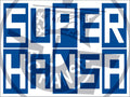 FC Hansa Rostock - flagge - 1,5 x 1 m