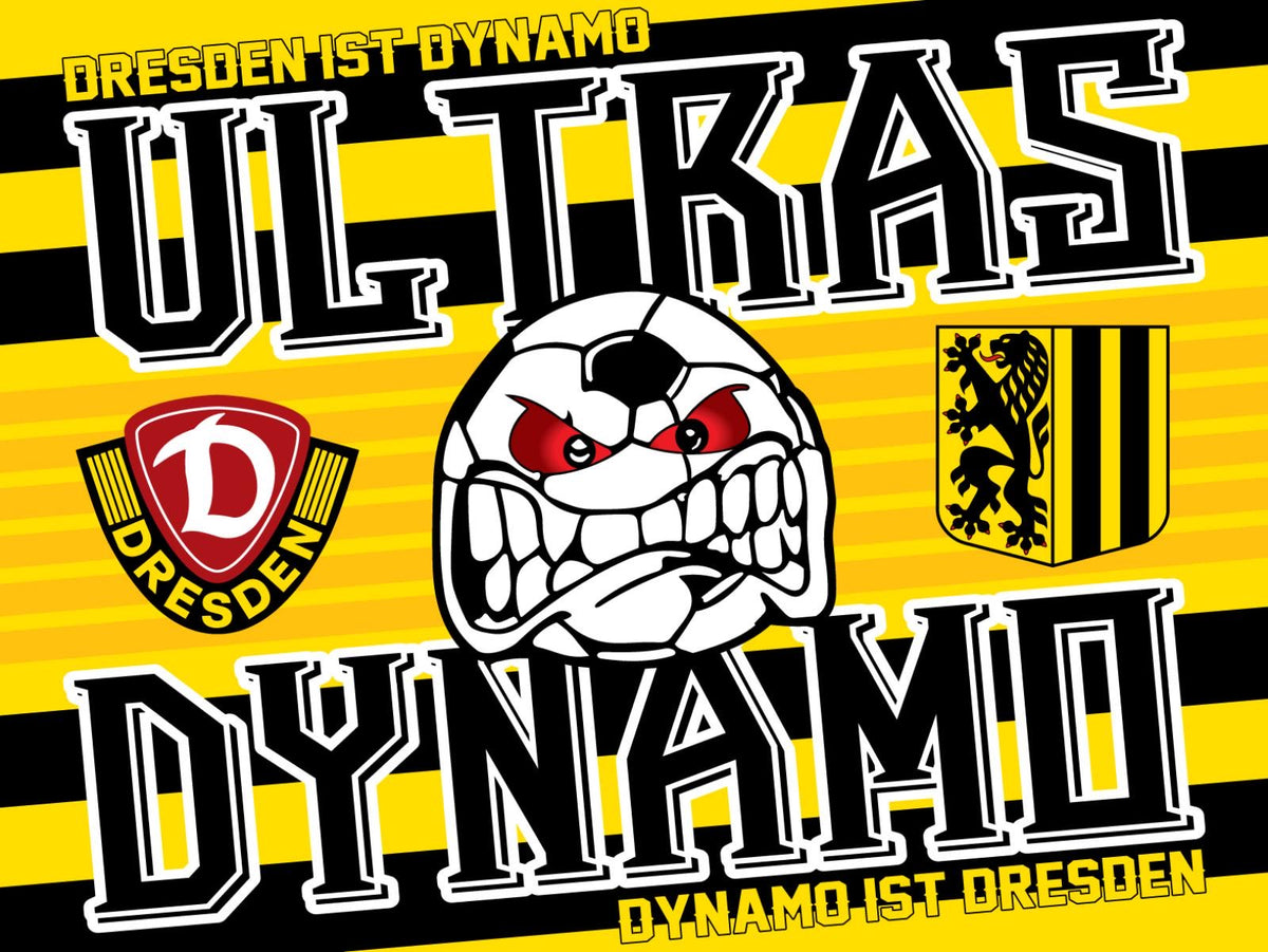 Dynamo Dresden - flagge - 1,5 x 1 m