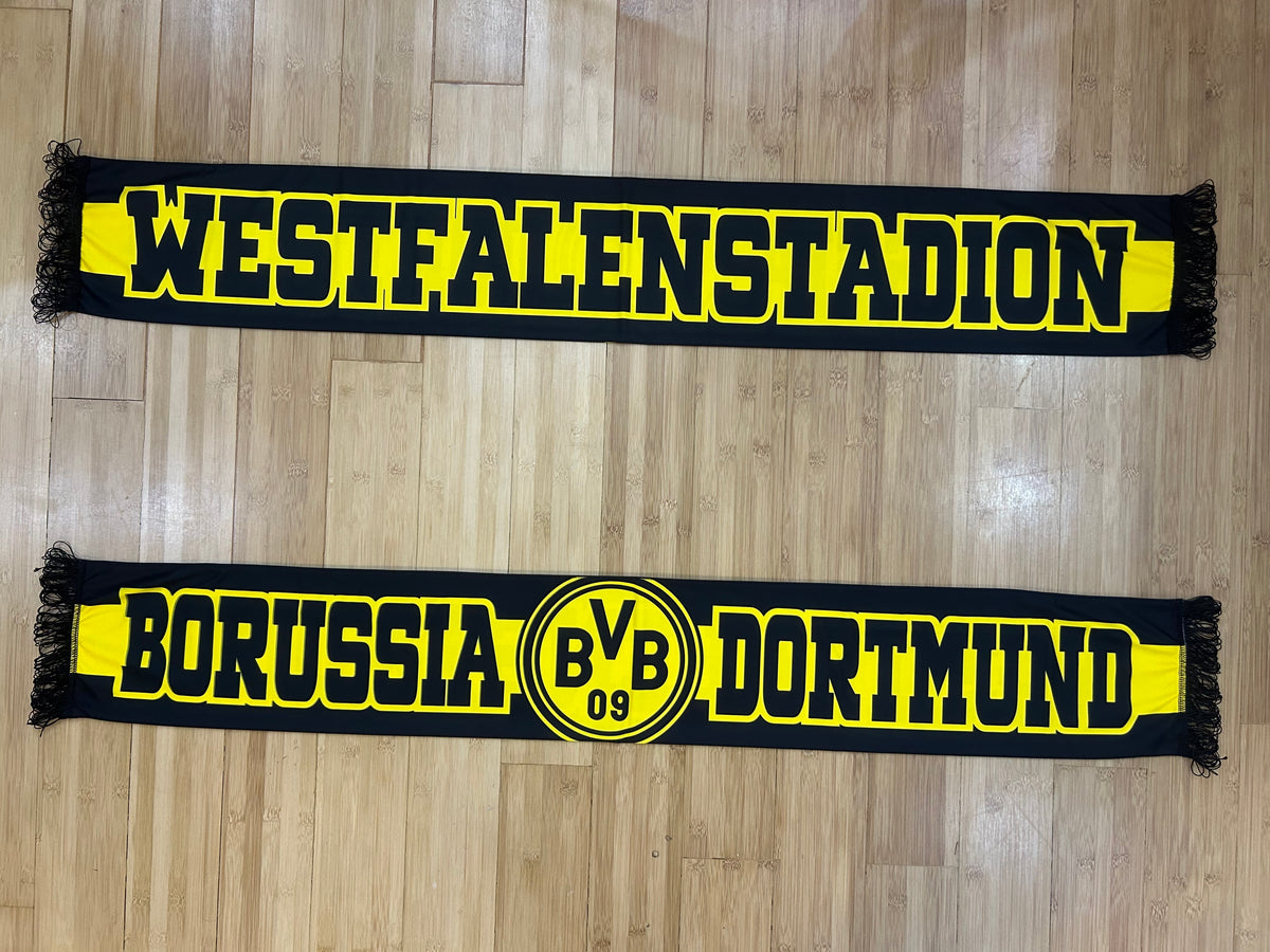 Borussia Dortmund Schal Matchday Kollektion - Gelber Strickschal Mit BVB Logo