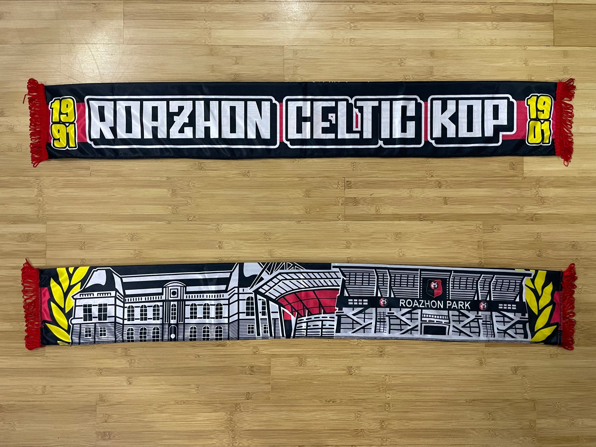 Autocollant Supporter RCK Rennes - Écharpe Ultra, Stade Rennais FC, SRFC