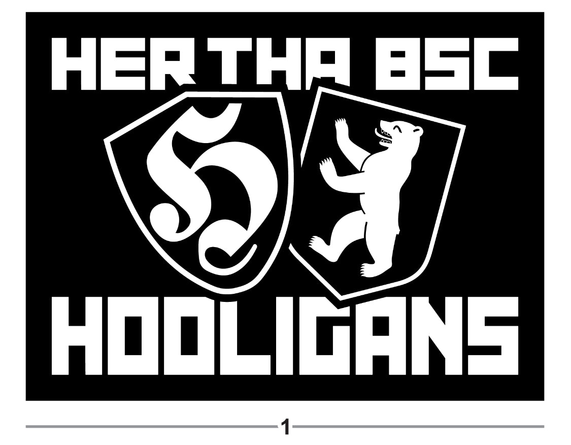 Hertha BSC - flagge 2 x 1,5 m