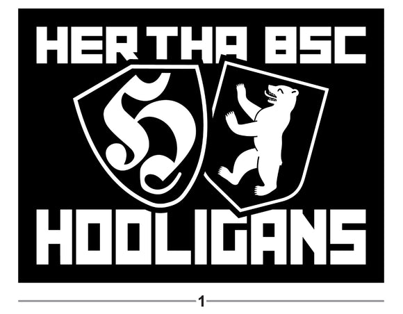 Hertha BSC - flagge 1,5 x 1 m