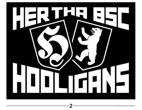Hertha BSC - flagge - 2 x 1,5 m