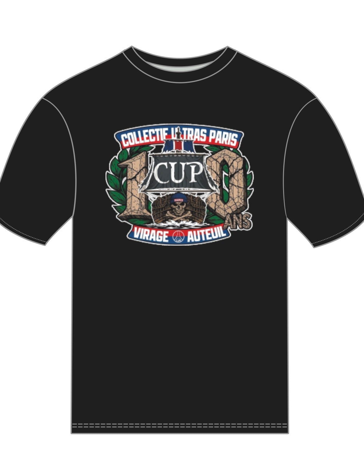 Psg - t-shirt - 100 - S - 3XL - CUP 10 ans