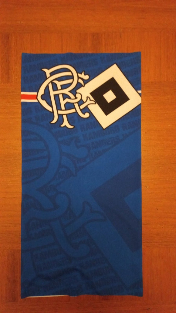 2 Foulards Glasgow Rangers FC - Écharpes Supporter Neuves, Couleurs 2 Foulards Glasgow Rangers FC - Écharpes Supporter Neuves, Couleurs