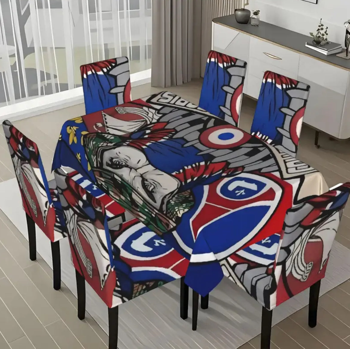 Psg - Tablecloth and Chair Cover Set (6 chairs)