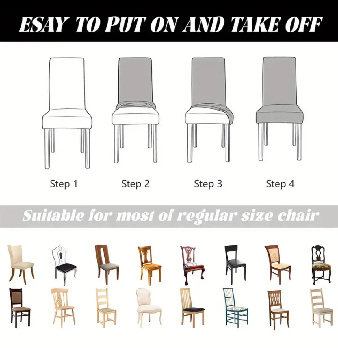 Psg - Tablecloth and Chair Cover Set (6 chairs)