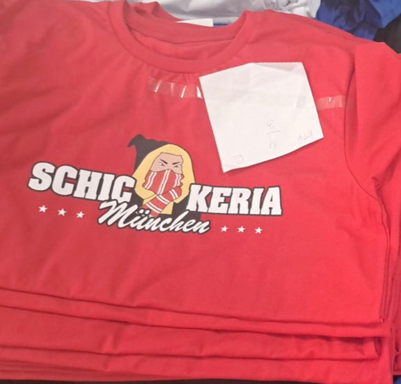 FC Bayern Munich - SCHICKERIA t-shirt L size