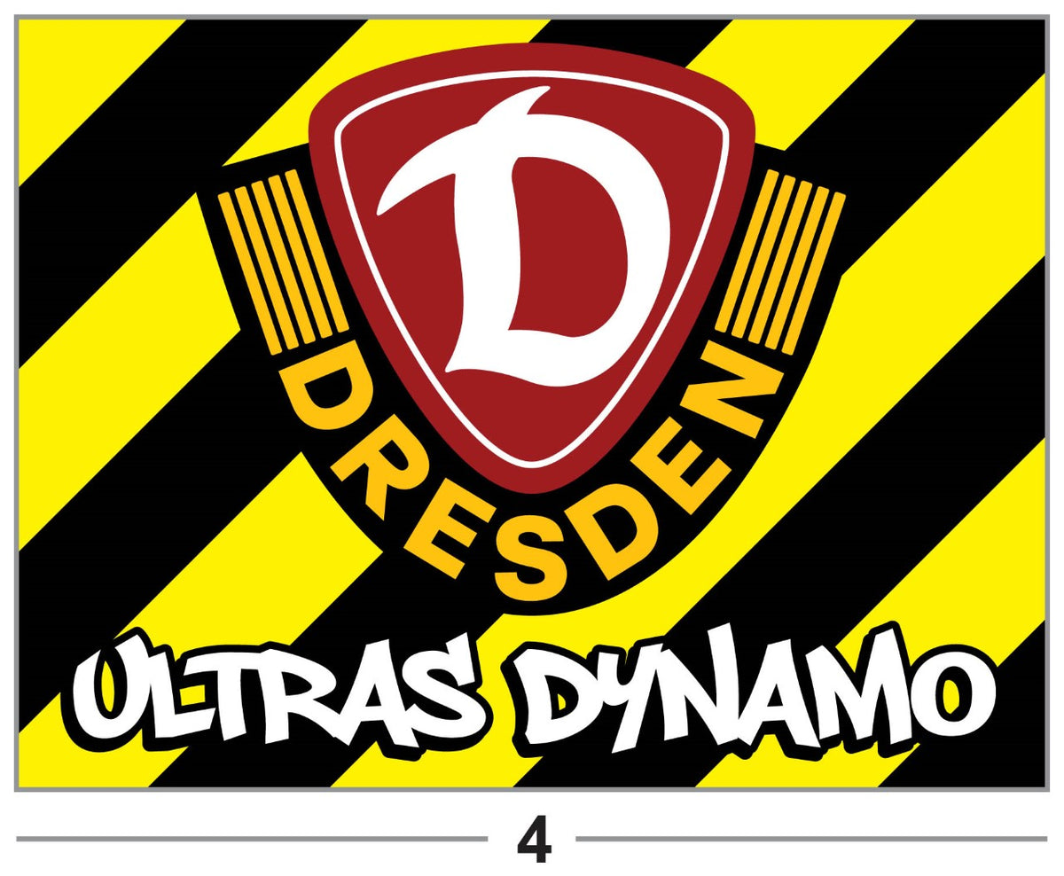 Dynamo Dresden - FLAGGE - 2 x 1.5 m