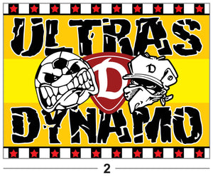 Dynamo Dresden 4 - FLAGGE - 2 x 1.5 m