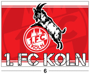1. FC Köln  6 - FLAGGE - 2 x 1.5 m