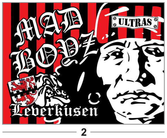SSV Jahn Regensburg 1 - FLAGGE - 2 x 1.5 m – Ultras Schal