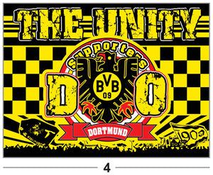 Borussia Dortmund  2 - FLAGGE - 2 x 1.5 m
