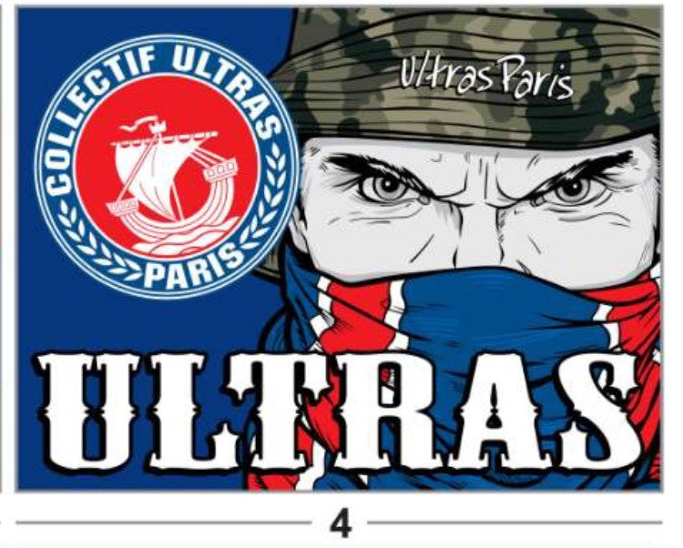 PSG - DRAPEAU - 2 x 1.5 m