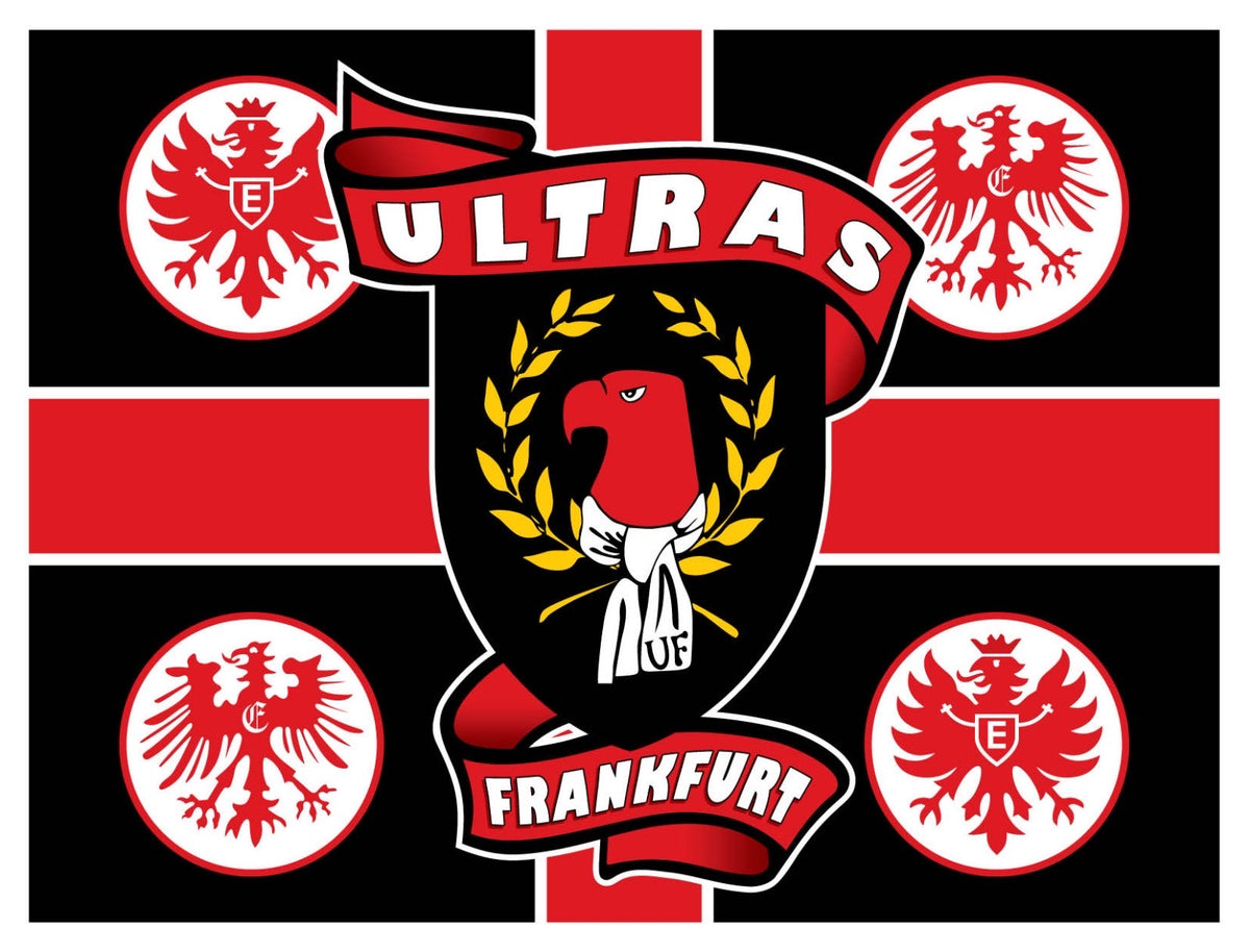 Eintracht Frankfurt - FLAGGE - 2 x 1.5 m