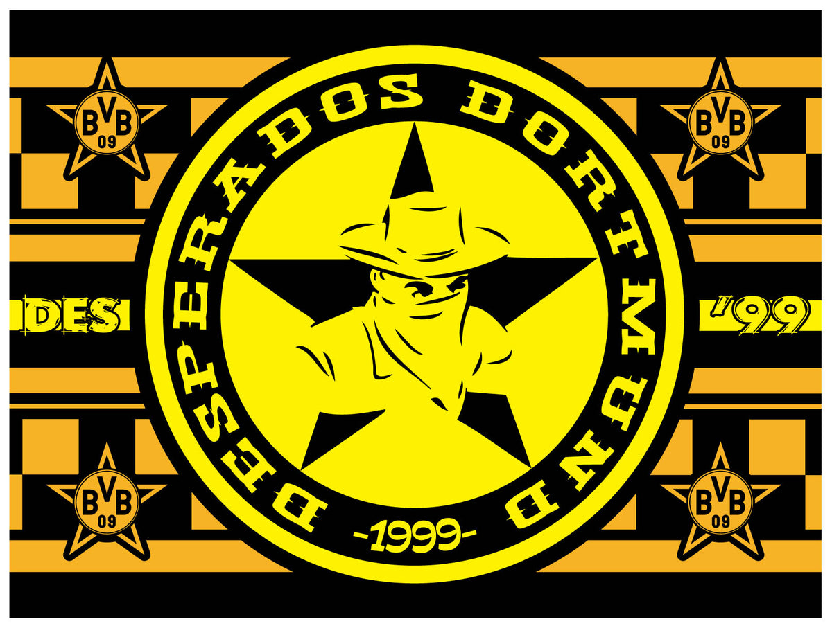 Borussia Dortmund - FLAGGE - 1,5 x 1 m