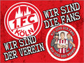 1. FC Köln - FLAGGE - 1.5 x 1 m
