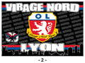 Olympique Lyonnais - DRAPEAU - 2 x 1.5 m