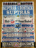 FC Hansa Rostock - 10 seidenschals SUPTRAS SUDTRIBUNE